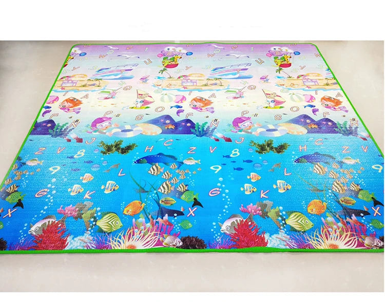 Baby Play Mat Waterproof XPE Soft Floor Playmat Foldable Crawling Carpet Kid Game Activity Rug Folding Blanket Educational Toys