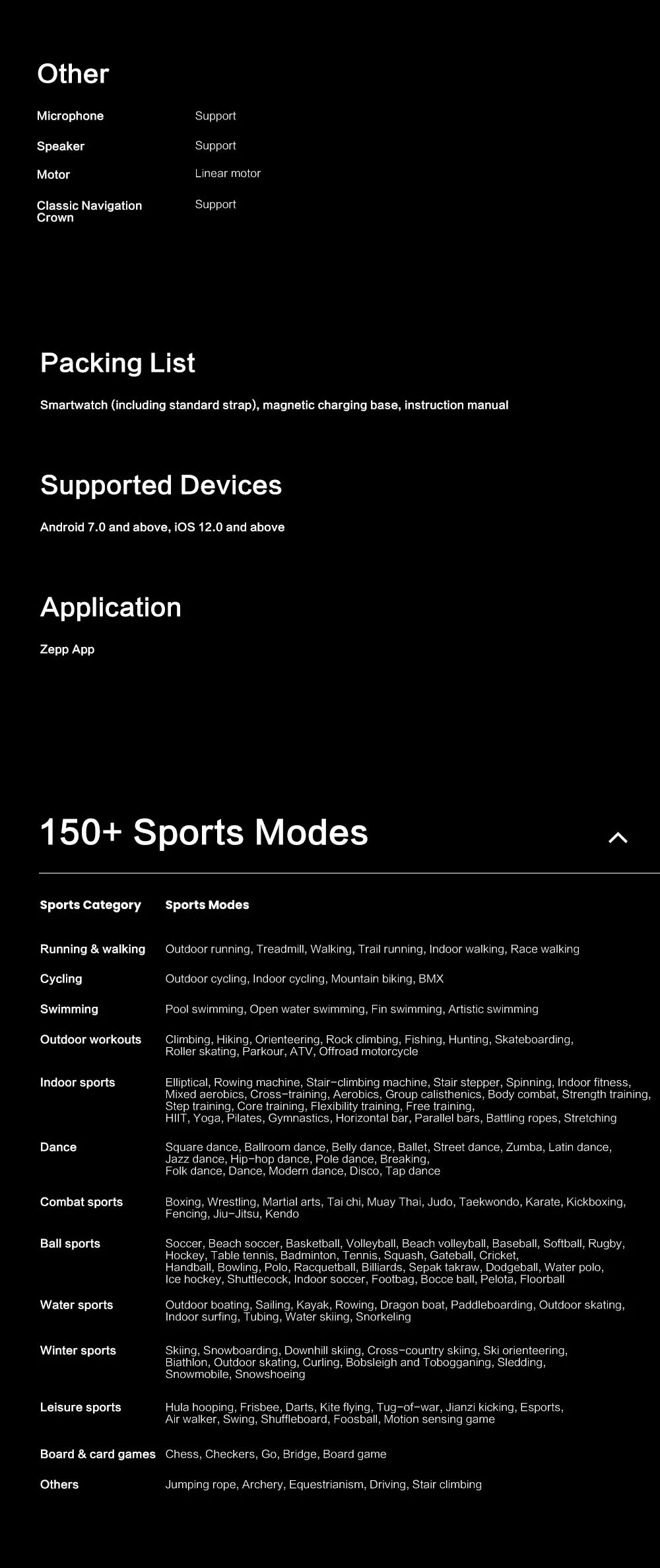 Amazfit GTR 3 Pro GTR3 Pro GTR-3 Pro 46mm Smartwatch AMOLED Display Zepp OS App 12-day Battery Life Watch  150+Sports Modes