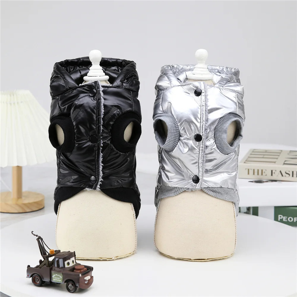 Dog Thicken Coat Overalls Winter Warm Dog Clothes For Small Dogs Puppy Chihuahua Jacket Poodle Costumes Pet Coats Yorkie Apparel