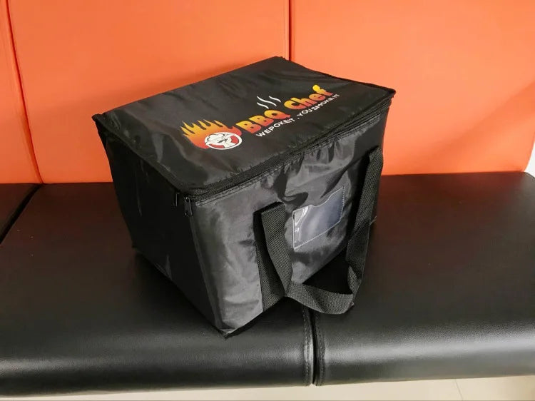 50L Extra Large Cooler Bag Car Ice Pack Insulated Thermal Lunch Pizza Bag Fresh Food Delivery Container Refrigerator Bag