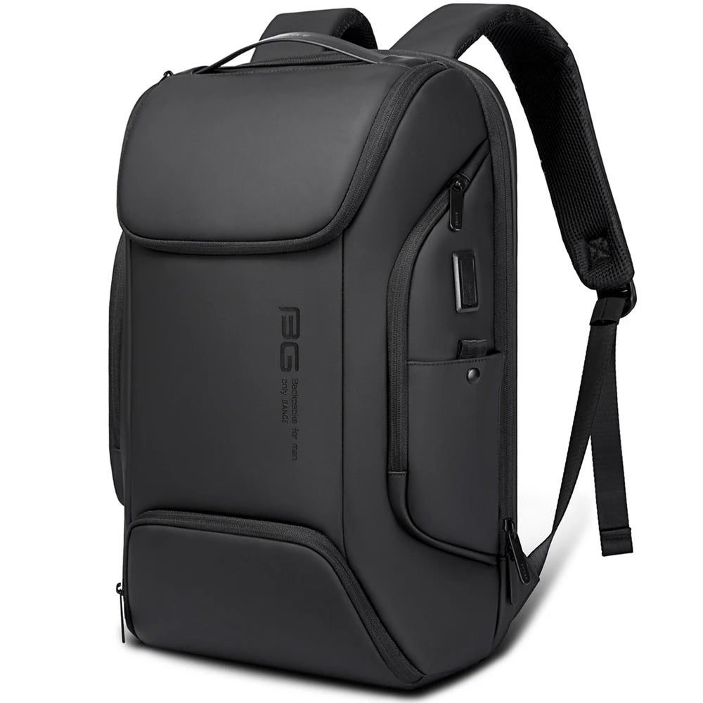 BANGE Business USB Charging Smart Backpacks Fits 15.6 Inch Laptop Commute Backpack WaterProof Carry On Bag for Men Travel Bags