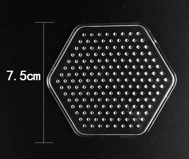 5mm Hama Beads Pegboard template Toy DIY perler tool PUPUKOU Beads Educational Tangram Jigsaw Puzzle Iron beads