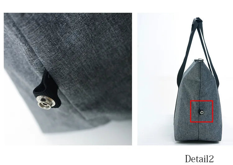 Folding Cooler Bag Large Capacity Ice Pack Outdoor Portable Aluminum Foil Fresh-Keeping Picnic Bag Multifunctional Shopping bag