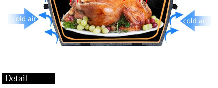 Folding Cooler Bag Large Capacity Ice Pack Outdoor Portable Aluminum Foil Fresh-Keeping Picnic Bag Multifunctional Shopping bag