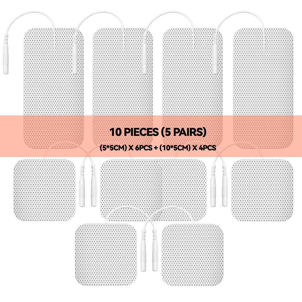 Physiotherapy Tens Machine Replacement Gel Electrode Pads Muscle Stimulator Acupuncture Pad Massager Patch Slimming Relaxation