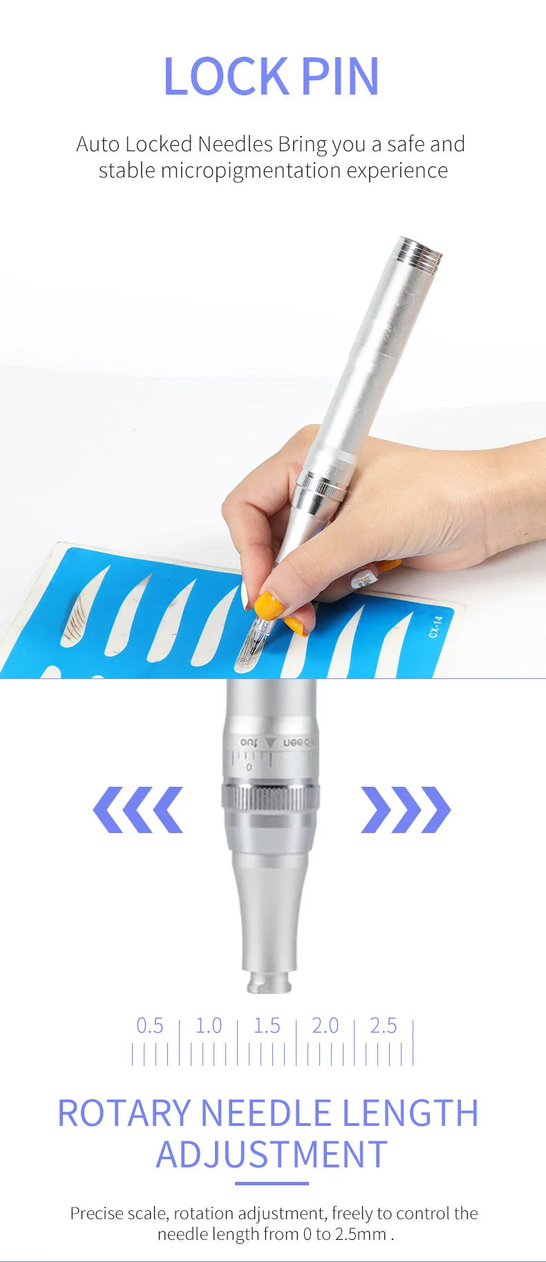 Wireless PMU Machine Permanent Makeup for Eyebrows Miroblading Eyeliner Lip Microshading Professional Rotary Tattoo Pen Gun Kit