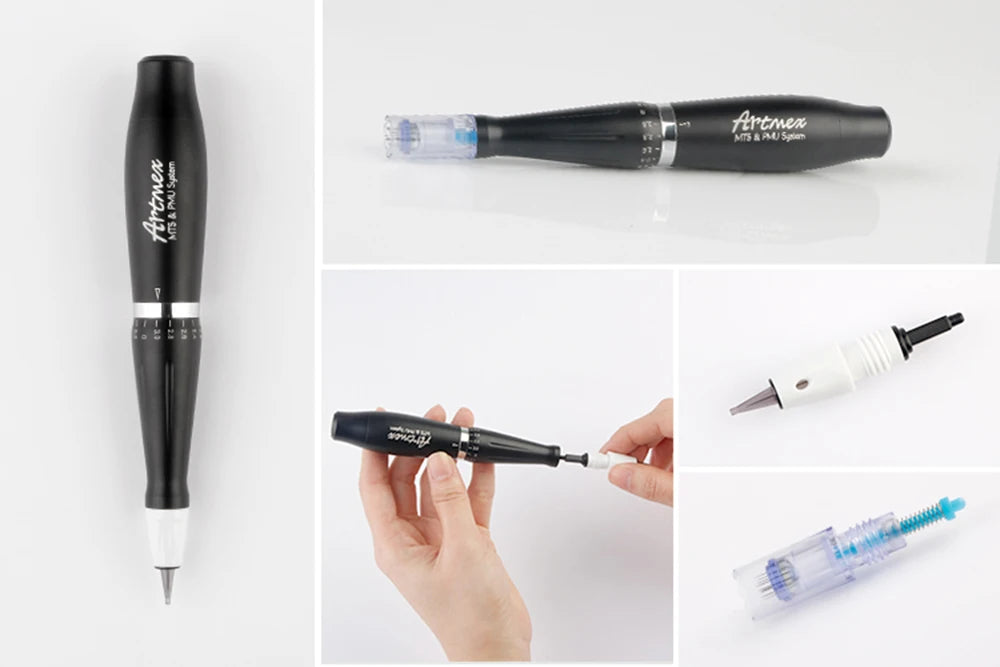 Swiss Motor Artmex V9 Semi Permanent Makeup Beauty Machine Dr Pen Dermapen Micro Needle MTS PMU Lip Liner Tattoo Kits Micro Pen