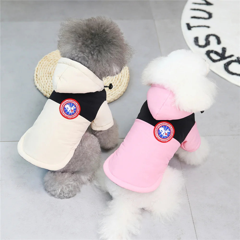 Dog Thicken Coat Overalls Winter Warm Dog Clothes For Small Dogs Puppy Chihuahua Jacket Poodle Costumes Pet Coats Yorkie Apparel