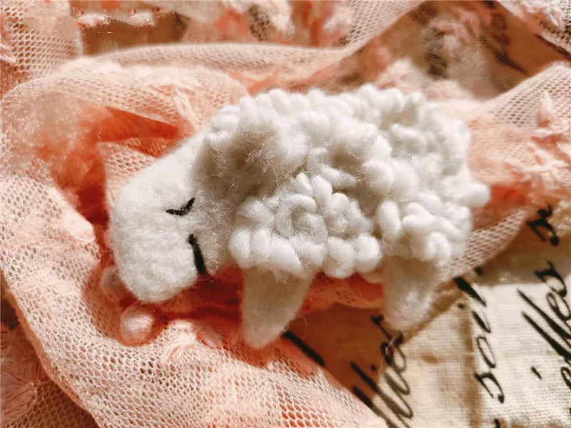 Newborn Baby Photography Props Creative Handmade Wool Mini Sheep for Studio Shooting Accessories Fotografia