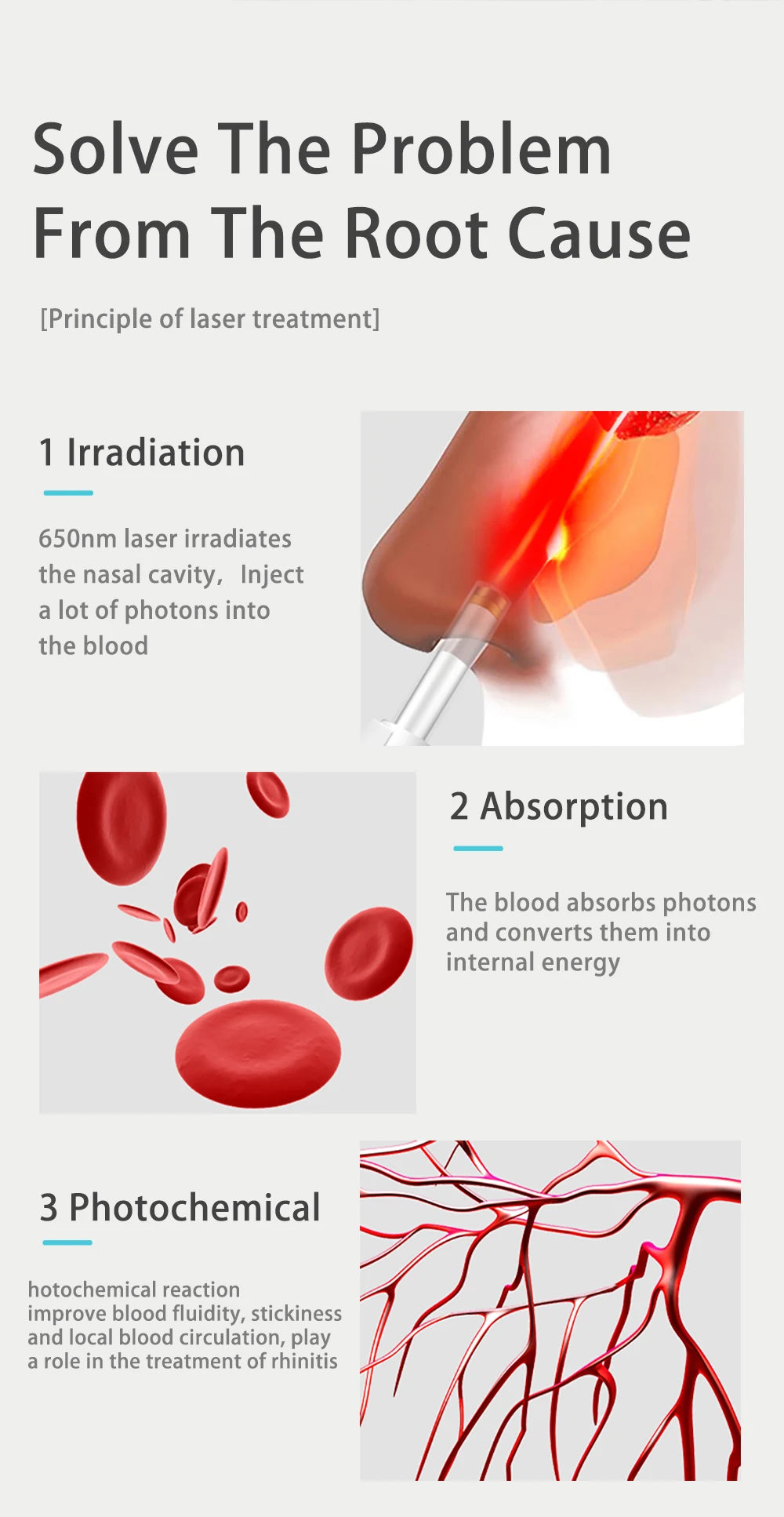 Tinnitus Ear Laser Therapy LLLT Irradiation Laser Physiotherapy Earplug Otitis Media Deafness Nose Rhinitis Sinusitis Treatment