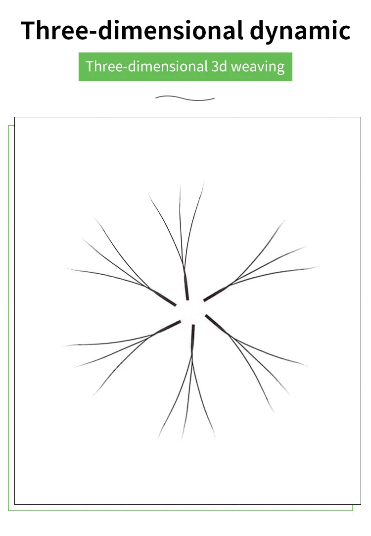 MARIA 3D W Shaped Soft Lash Extension Supplies 0.07 Eyelashes Wholesale Natural Makeup Easy Fan Y Clusters Private Label