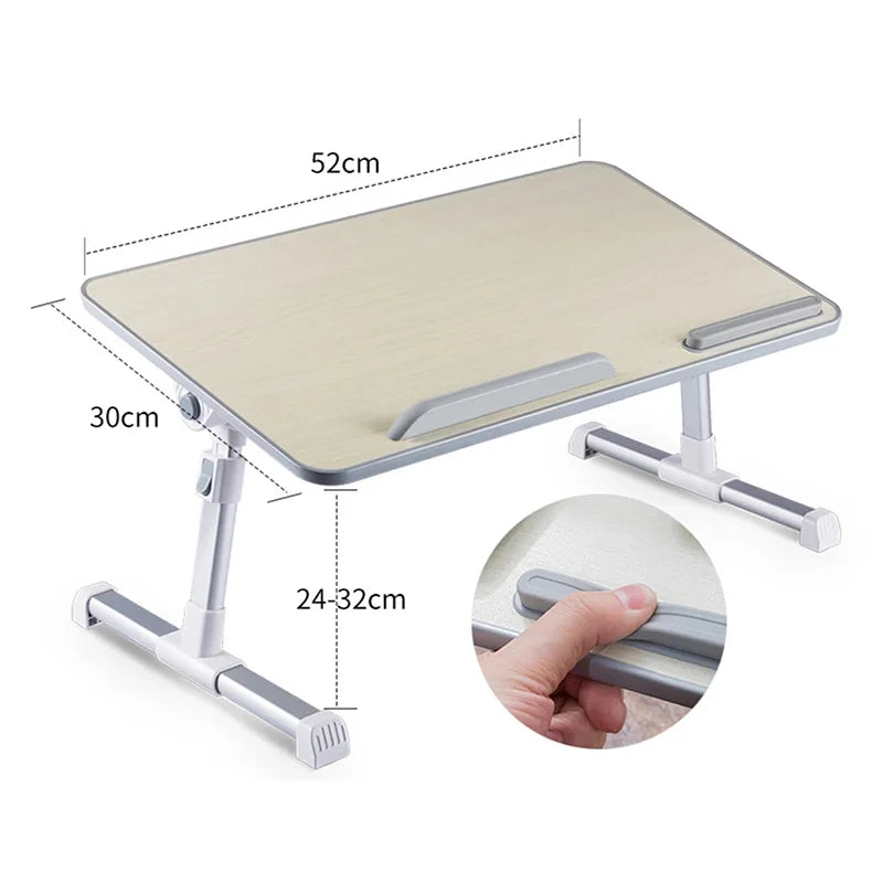 Multi-functional Laptop Desk Portable Adjustable Laptop Stand Study Table Foldable Bed Desk for Bed Sofa Tea Serving Table Stand