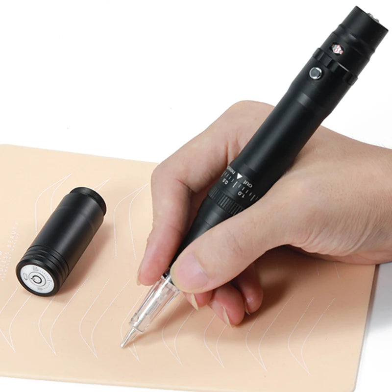 Wireless PMU Machine Permanent Makeup for Eyebrows Miroblading Eyeliner Lip Microshading Professional Rotary Tattoo Pen Gun Kit