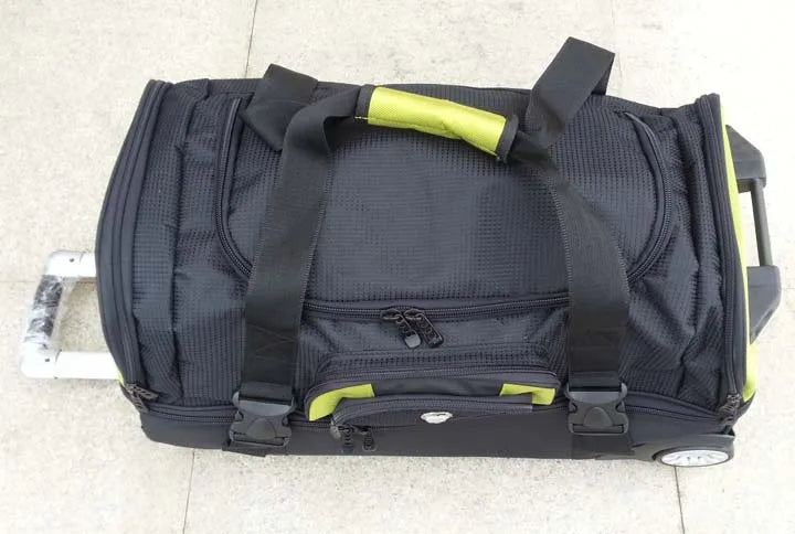 Kmikli 27/32 inch large capacity Rolling Luggage Bag Travel Suitcase On Wheels Men Women Shoulder Trolley Sports Backpack