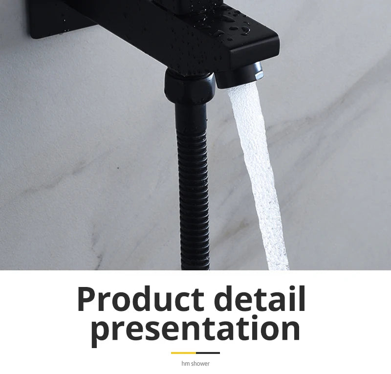 Bathroom Ceiling Concealed 700x380mm Shower Head Panel Set Constant Temperature Valve Mixer Handheld Shower