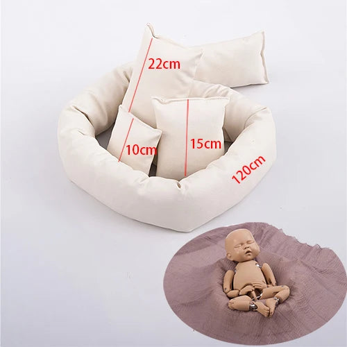 Newborn Photography Props Pillows Basket Filler Photo Shooting Accessories Studio Posing Aid For Baby 29 Models Fotografia Gifts