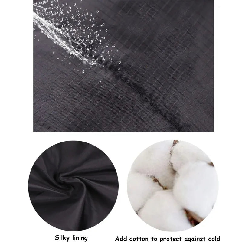 Warm Padded Vest for Dogs Red Black Dog Clothes Winter Apparels Puppy Coat Harness Jacket Waterproof Pet Clothing Costume XS-XXL