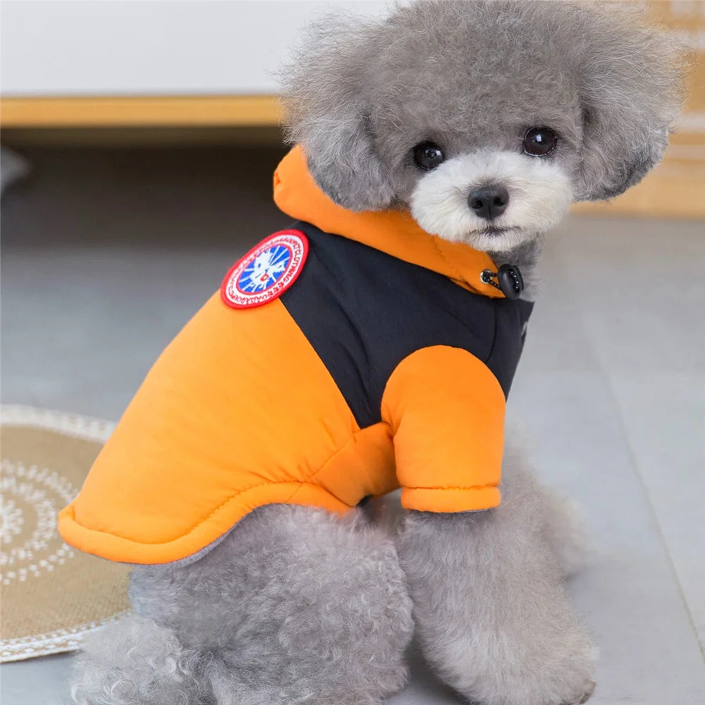 Dog Thicken Coat Overalls Winter Warm Dog Clothes For Small Dogs Puppy Chihuahua Jacket Poodle Costumes Pet Coats Yorkie Apparel