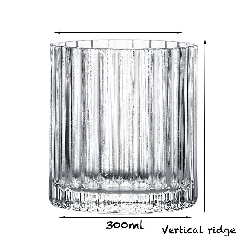 Whiskey Glass, Old Fashioned Rocks Glasses Tumblers, Glassware for Cocktail Scotch, Bourbon, Gin, Voldka, Brandy