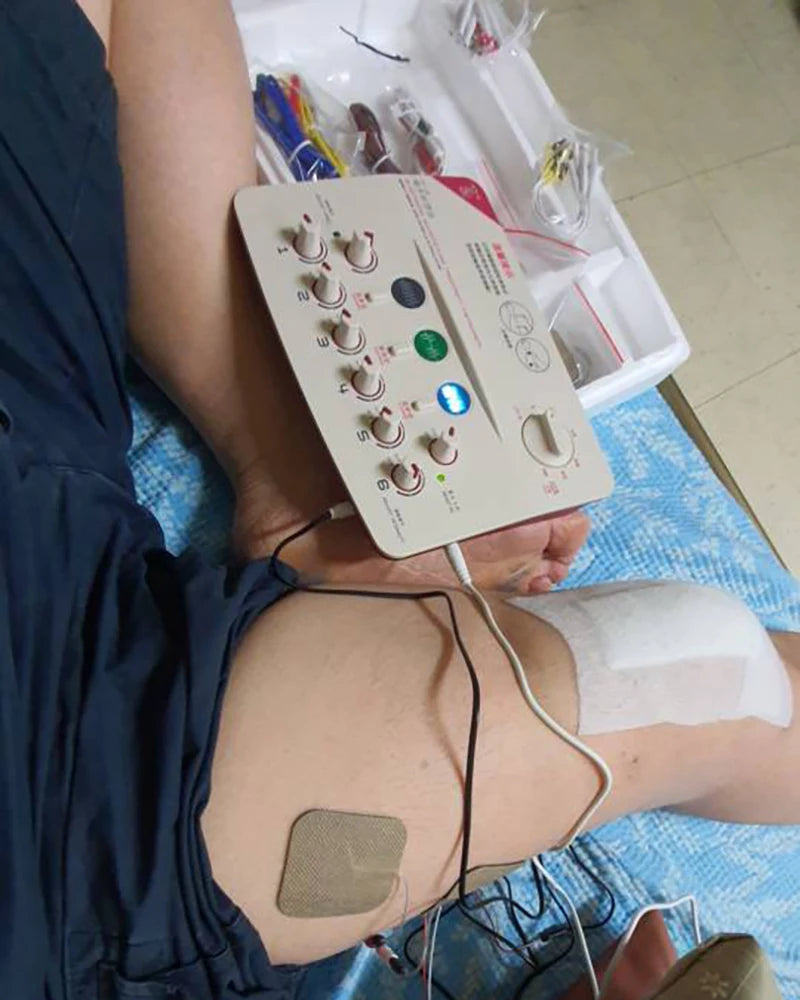 SDZ-II Nerve and Muscle Stimulator 6 Channels Output TENS Electro Acupuncture Treatment Massage Instrument 3 Waveform 110V 220V