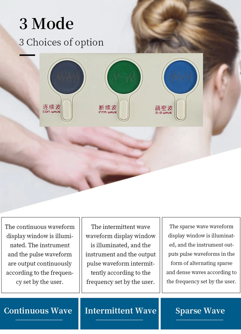 SDZ-II Nerve and Muscle Stimulator 6 Channels Output TENS Electro Acupuncture Treatment Massage Instrument 3 Waveform 110V 220V