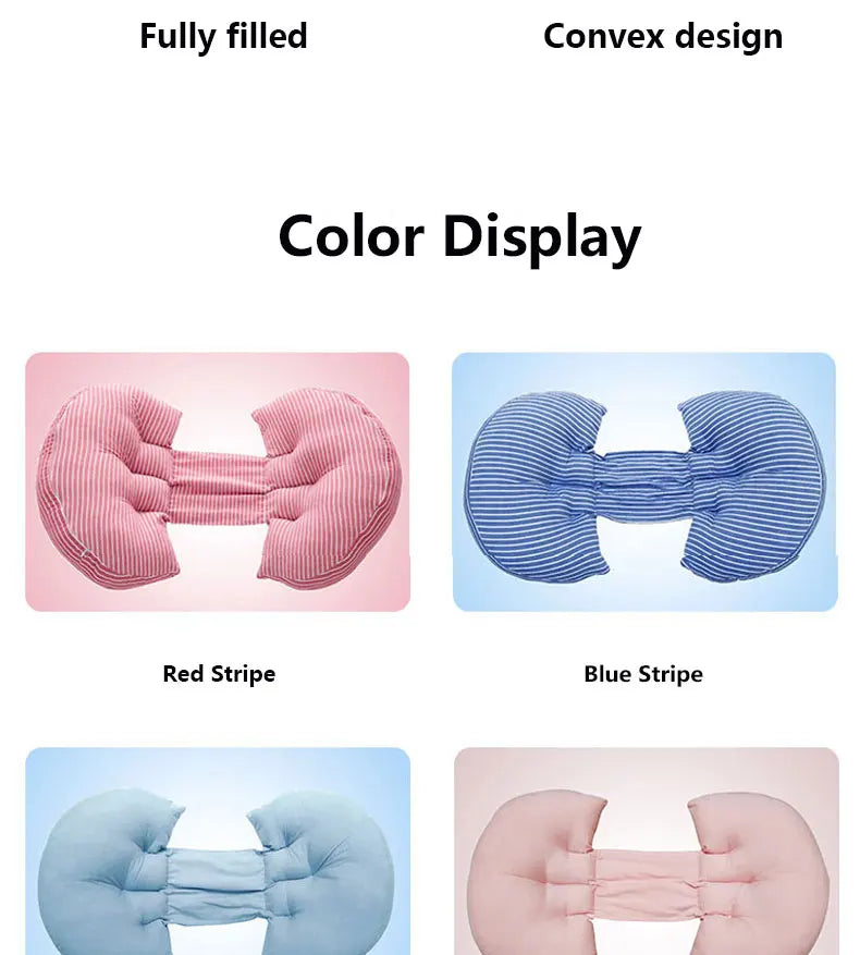 Multi-function U Shape Pregnant Women Sleeping Support Pillow Bamboo Fiber Cotton Side Sleepers Pregnancy Body Pillows For Mater