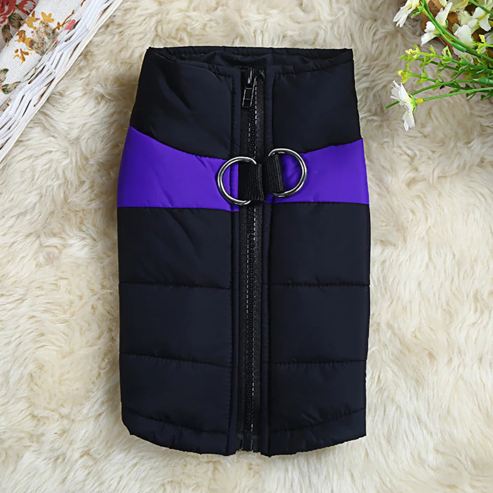 Waterproof Dog Clothes Zipper Jacket Coat For Small Medium Large Dogs Winter Warm Pet Clothing for Dog Costume Vest Apparel