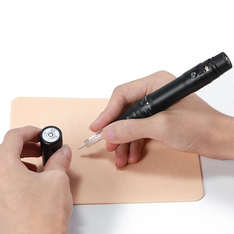 Wireless PMU Machine Permanent Makeup for Eyebrows Miroblading Eyeliner Lip Microshading Professional Rotary Tattoo Pen Gun Kit