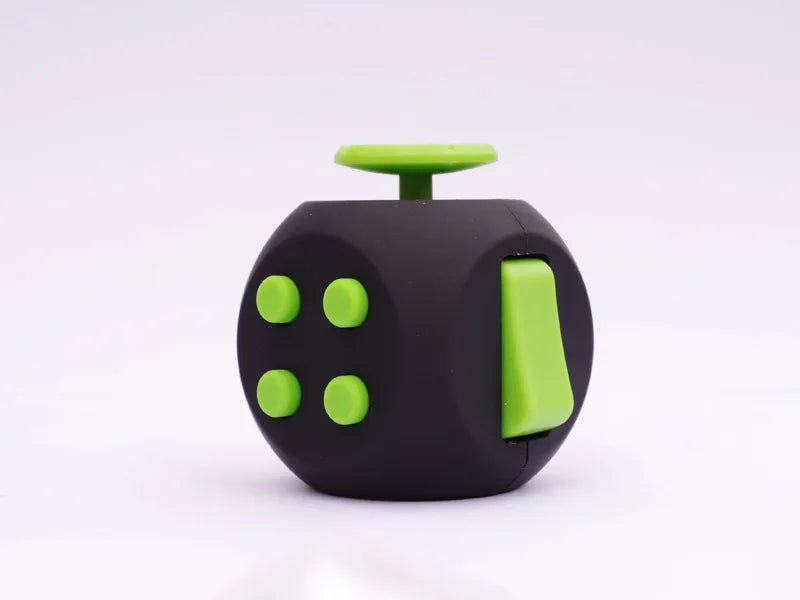 Fidget Cube EDC Anti Stress Relief Toys Anxiety Antistress Sensory Fidgeting Dice Toy For Kids Adults Autism ADHD Focus 12 Sides