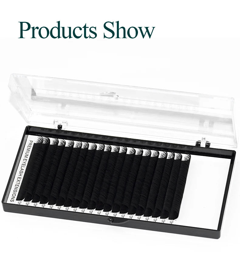 H&L SINCE 1990 20Rows Individual Eyelash Extensions Lashes Maquiagem Cilios for  Soft Natural Faux Mink Eyelashes for