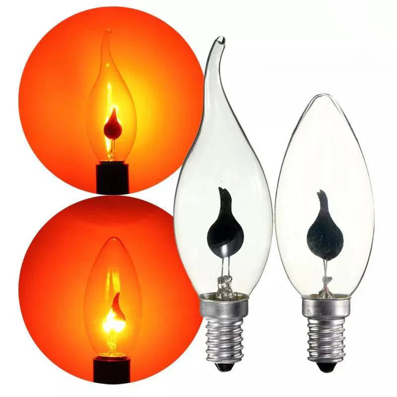 Vintage Edison E14 E27 Led Bulb Candle Light Flame Effect Bulb 3W AC220V Home For Decor Lighting Ampoule Candle Bulb