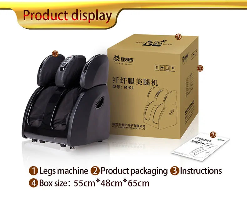 JinKaiRui Electric Vibrating Foot Massager Heating Knee Leg Calf Thigh Massage Device Air Pressure Massage Fatigue Relieve Care