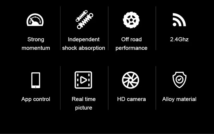 Rc Car With HD Camera FPV WIFI Machine On Remote Control Stunt 1:18 2.4G SUV Radiocontrol Climbing Toys For Kids on a Sign