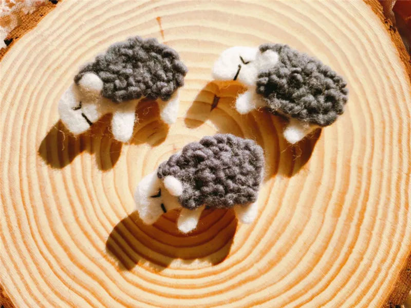 Newborn Baby Photography Props Creative Handmade Wool Mini Sheep for Studio Shooting Accessories Fotografia