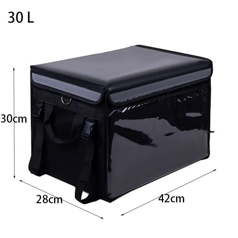 30L Extra Large Cooler Bag Car Ice Pack Insulated Thermal Lunch Pizza Bag Fresh Food delivery Container Refrigerator Bag