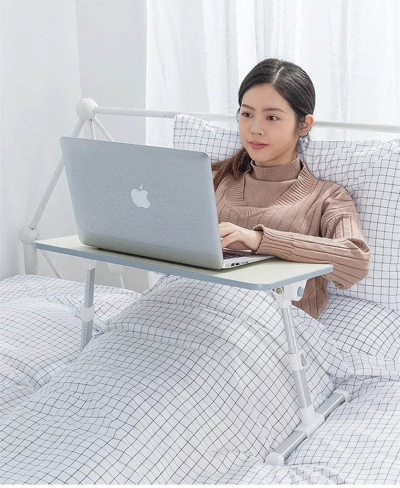 Multi-functional Laptop Desk Portable Adjustable Laptop Stand Study Table Foldable Bed Desk for Bed Sofa Tea Serving Table Stand