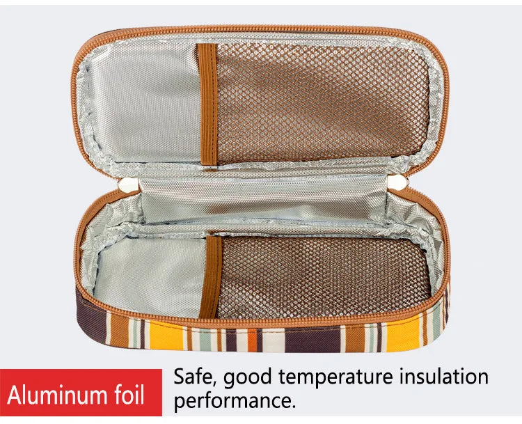 MegaWalke Insulin Cooler Bag Portable Insulated Diabetic Insulin Travel Case Cooler Box Bolsa Termica  Aluminum Foil ice bag