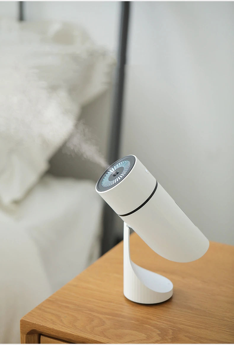 260ML Wireless Air Humidifier USB Aromatherapy Diffuser 1000mAh Rechargeable Battery Ultrasonic Cool Mist Maker Quiet Fogger