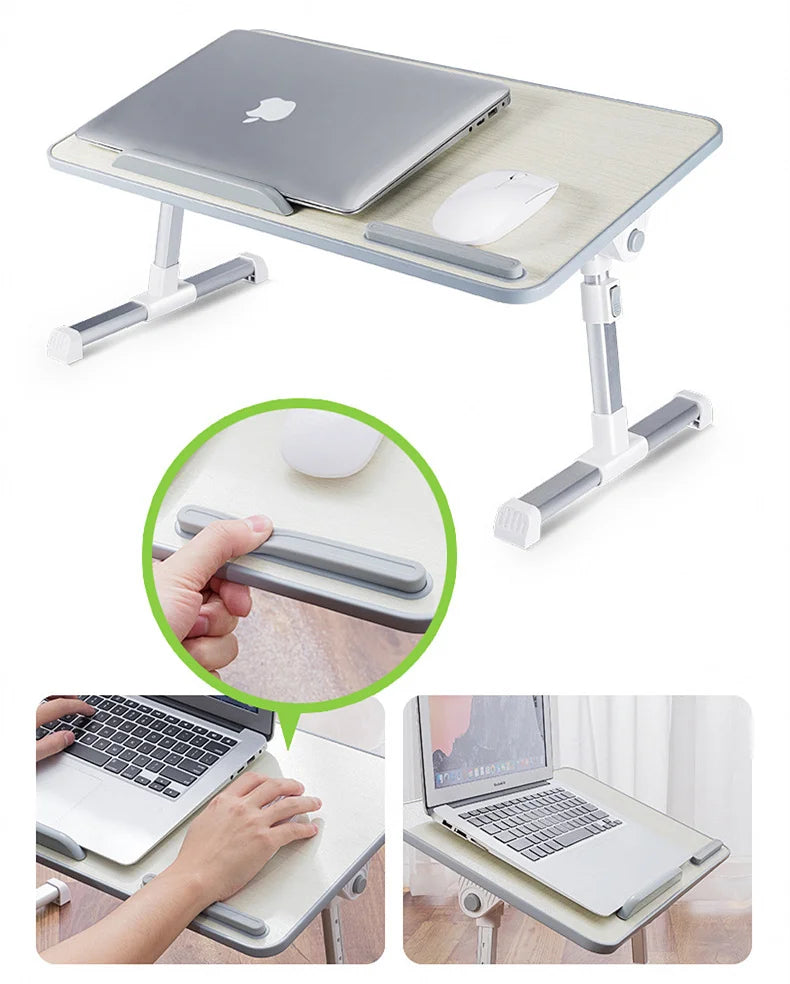 Multi-functional Laptop Desk Portable Adjustable Laptop Stand Study Table Foldable Bed Desk for Bed Sofa Tea Serving Table Stand