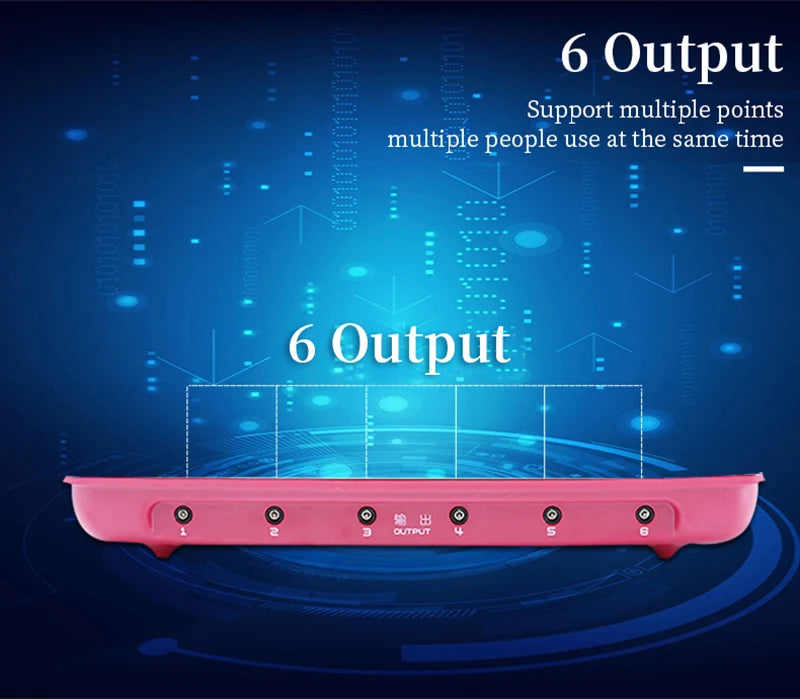 SDZ-II Nerve and Muscle Stimulator 6 Channels Output TENS Electro Acupuncture Treatment Massage Instrument 3 Waveform 110V 220V