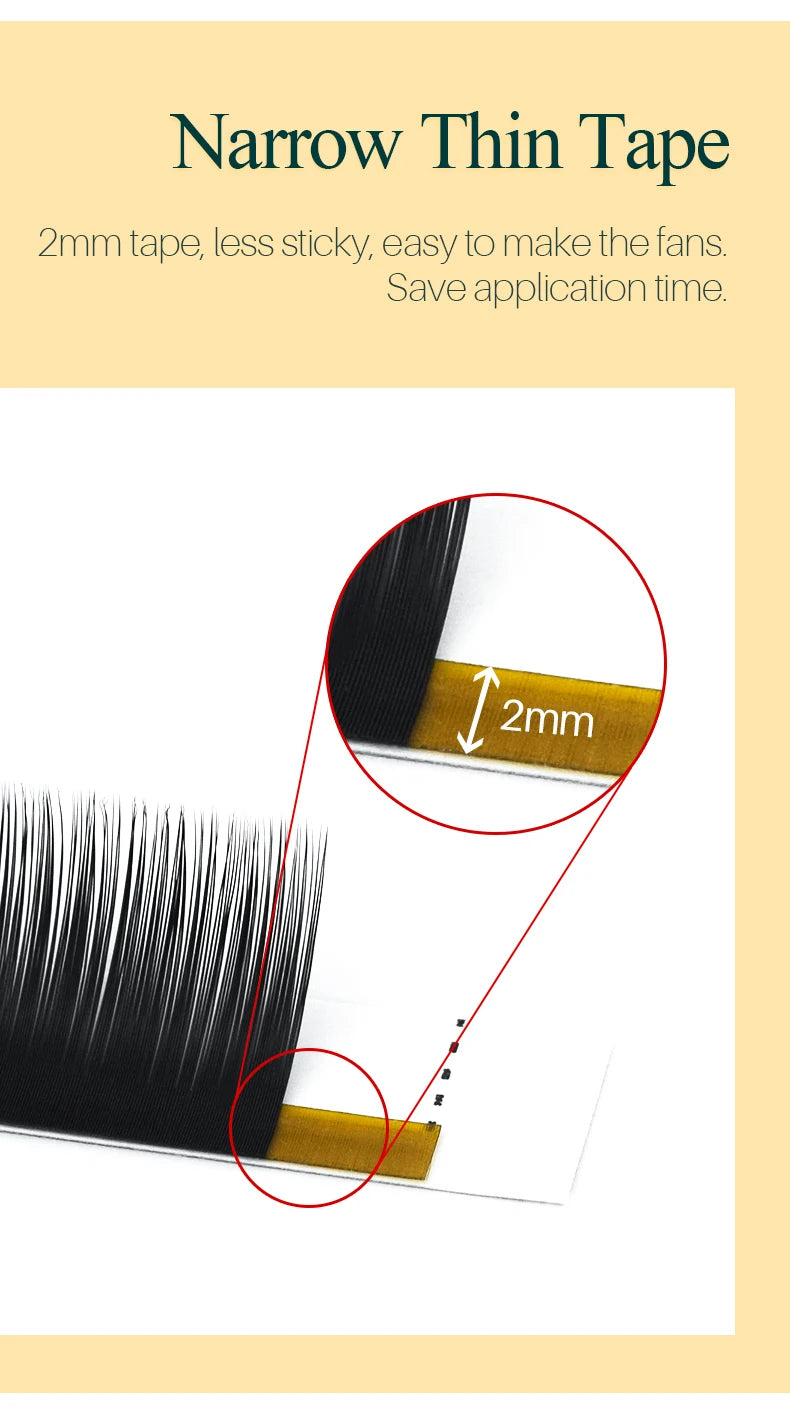 H&L SINCE 1990 20Rows Individual Eyelash Extensions Lashes Maquiagem Cilios for  Soft Natural Faux Mink Eyelashes for