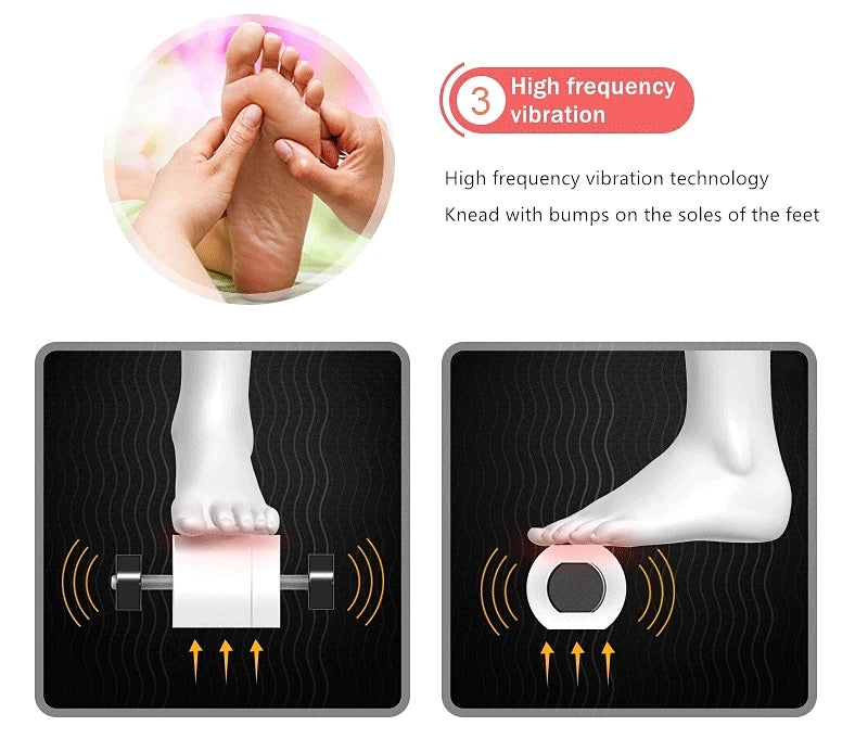 JinKaiRui Electric Vibrating Foot Massager Heating Knee Leg Calf Thigh Massage Device Air Pressure Massage Fatigue Relieve Care