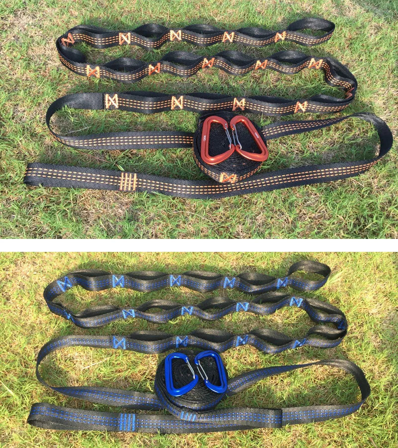 280cm length Super Strong Hammock Strap Hanging Hammock Belt Hamaca Hamak for Camping,Traveling,Portable Hanging Tree Rope