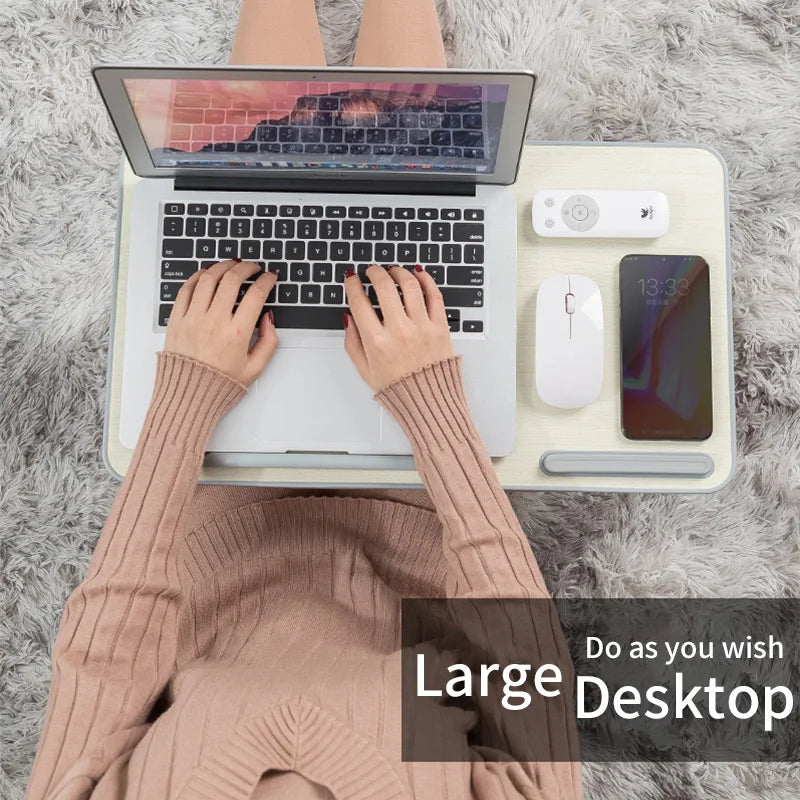 Multi-functional Laptop Desk Portable Adjustable Laptop Stand Study Table Foldable Bed Desk for Bed Sofa Tea Serving Table Stand