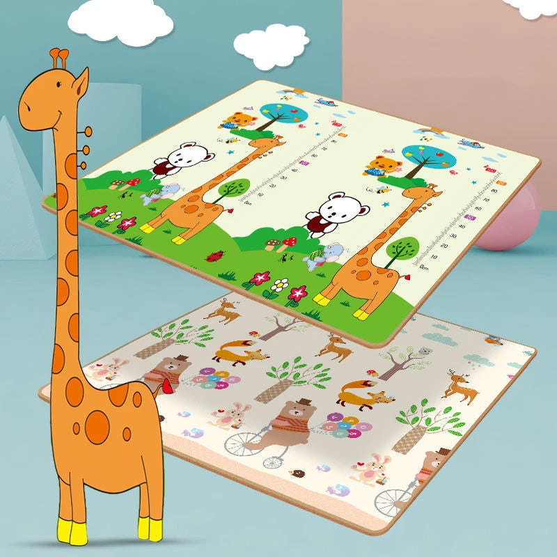 Baby Play Mat Waterproof XPE Soft Floor Playmat Foldable Crawling Carpet Kid Game Activity Rug Folding Blanket Educational Toys