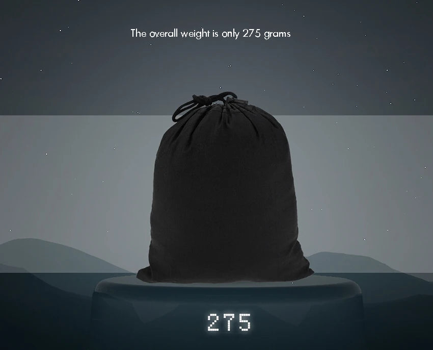 Hammock Bug Netting, 210T Nylon Mesh, with Drawstring Bag, 6 Meters Rope, Double Sided Zipper Camping Hammock Mosquito Netting