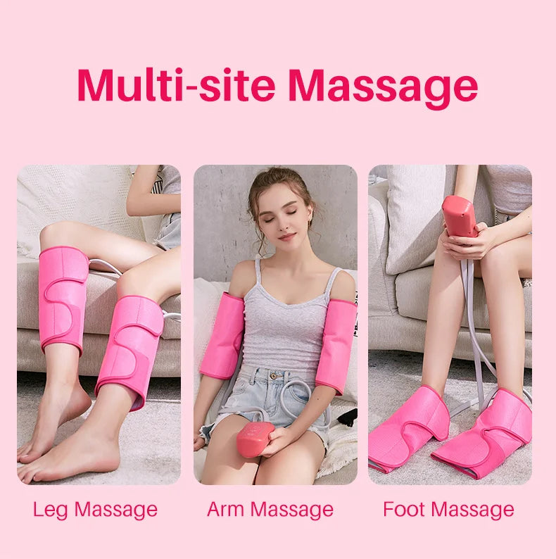 Leg Massager for Circulation, Air Compression Calf Massager with Handheld Controller for Pain Relief Edema,Muscles Relaxation