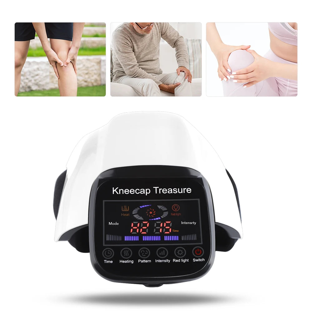 Electric Infrared Hot Comnpress Knee Massage Air Pressure Vibration Physiotherapy Massage Instrument Knee Joint Rehabilitation