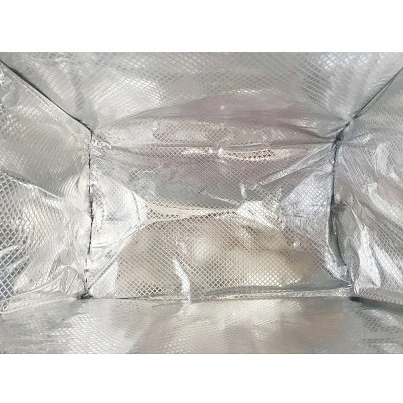 50L Extra Large Cooler Bag Car Ice Pack Insulated Thermal Lunch Pizza Bag Fresh Food Delivery Container Refrigerator Bag