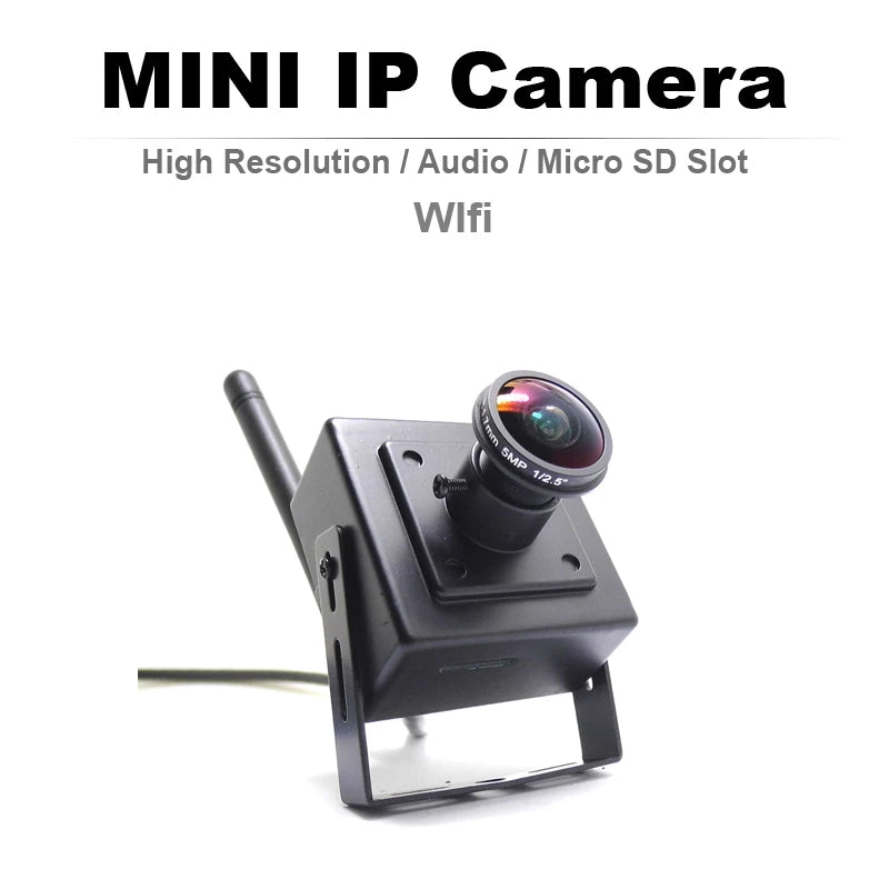 5MP Wifi Mini Panorama Camera Ip 1080P HD 1.7mm Fisheye Lens CCTV Security Surveillance Net Wireless Audio Micro Onvif Small Cam